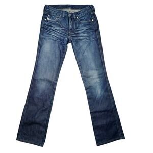 Vintage Diesel Industry Y2K Straight Leg Jeans – Made in Italy – Size 25 Womens